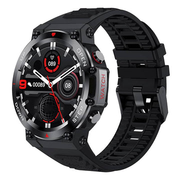 Findtime Military Smart Watch with Blood Pressure Heart Rate Blood Oxygen Monitor Bluetooth Calling Outdoor
